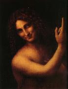 LEONARDO da Vinci Saint jean-Baptiste painting